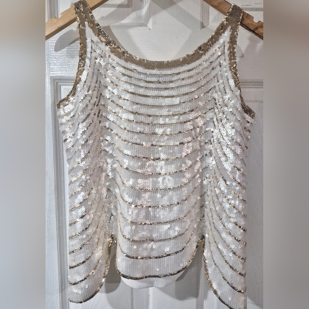 Sequin BCBG MAXAZRIA Top  XS